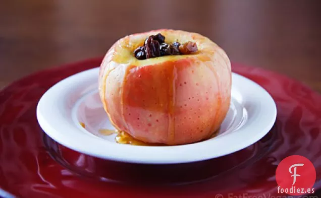 Manzana Al Horno Rellena de Pasas