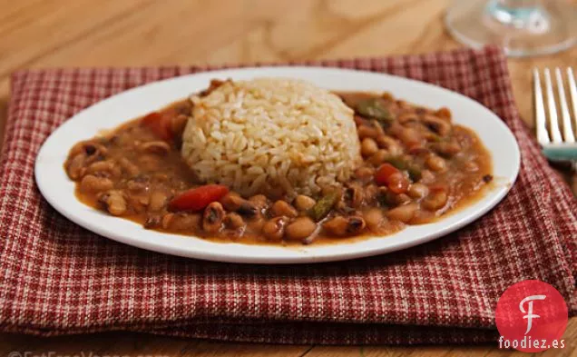Guisantes de ojos negros criollos