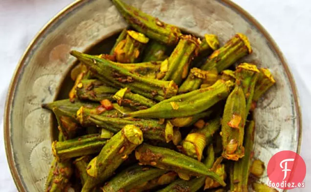 Okra Masala Asada