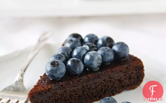 Pastel de Chocolate y Arándanos