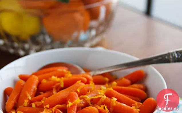 Zanahorias Glaseadas de Jengibre y Naranja