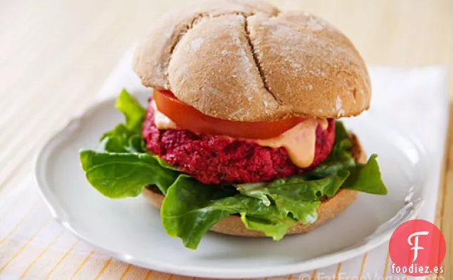 Hamburguesas de Remolacha y Tofu Asadas