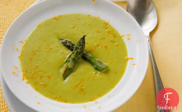 Sopa de Espárragos Asados