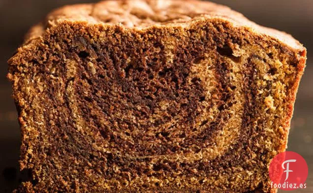 Pan de Calabaza con Remolino de Chocolate