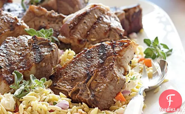 Chuletas de Cordero de Orégano y Limón