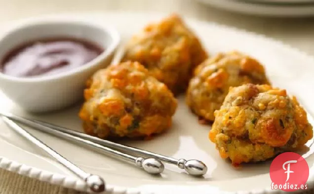 Bolas de Queso de Salchicha Sin Gluten
