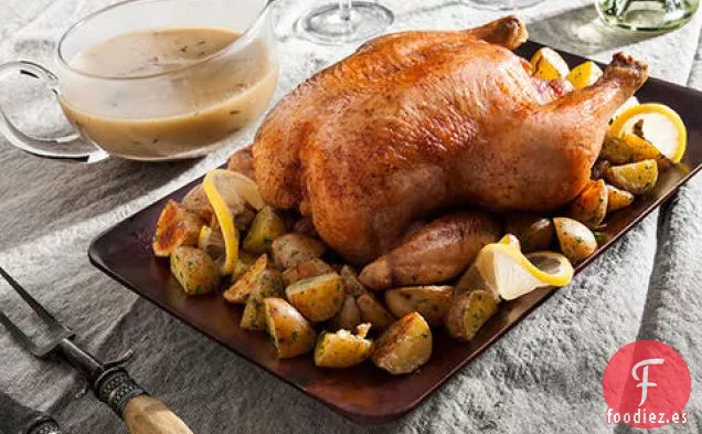 Pollo Asado con Romero y Limón