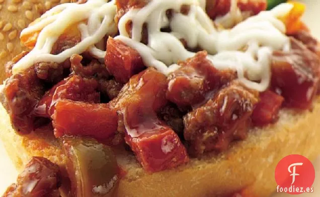 Pizza de Salchichas de Cocción Lenta