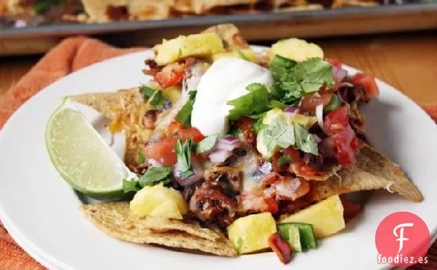 Nachos de Chorizo y Piña