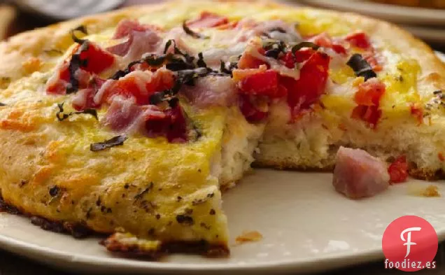 Bizcochos Fritatta de Jamón y Huevos
