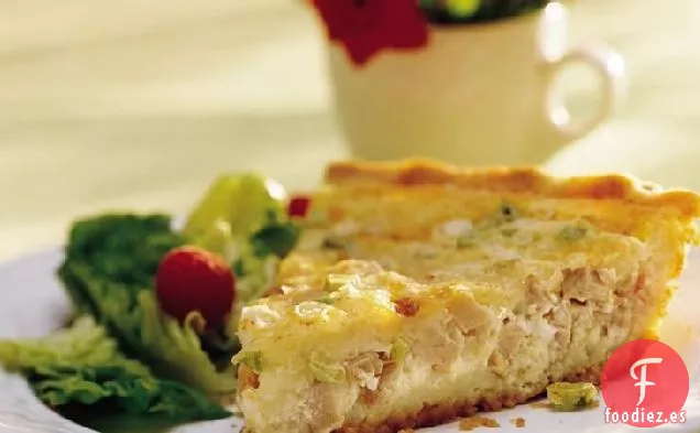 Quiche de Queso y Tocino Fácil