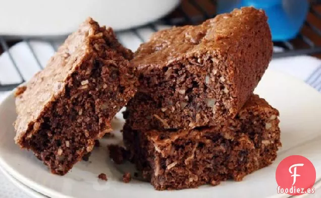 Brownies Cargados de Mezcla de Pastel de Chocolate Alemán