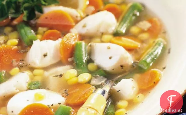Sopa de Pescado y Verduras