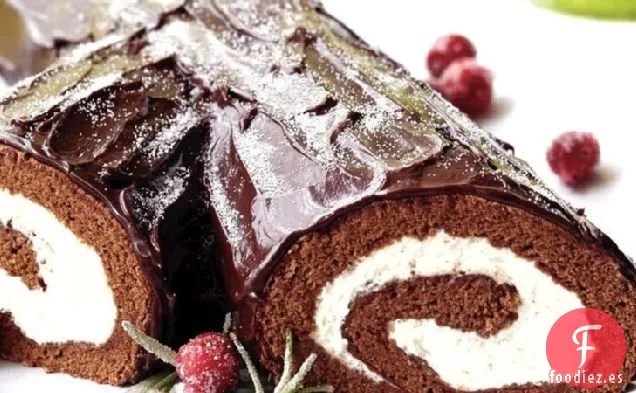 Bûche de Noël con Ganache