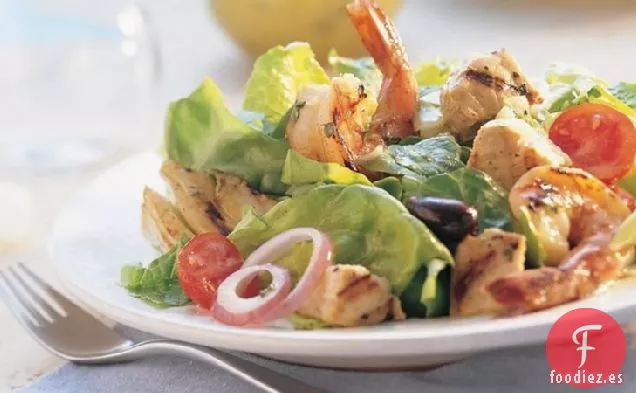 Ensalada de Mariscos a la Parrilla