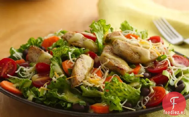 Ensalada de Pollo y Frijoles Negros