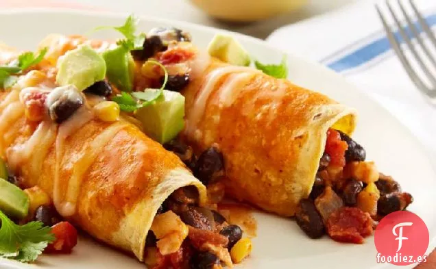 Enchiladas de Frijoles Negros