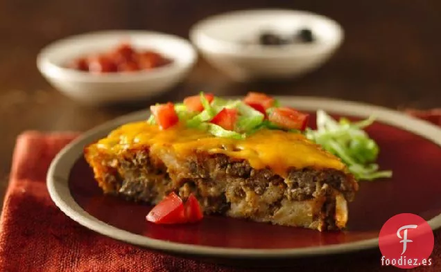Pastel de Tacos Increíblemente Fácil