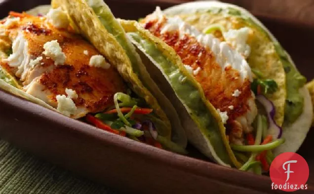 Tacos de Pescado Suaves y Crujientes