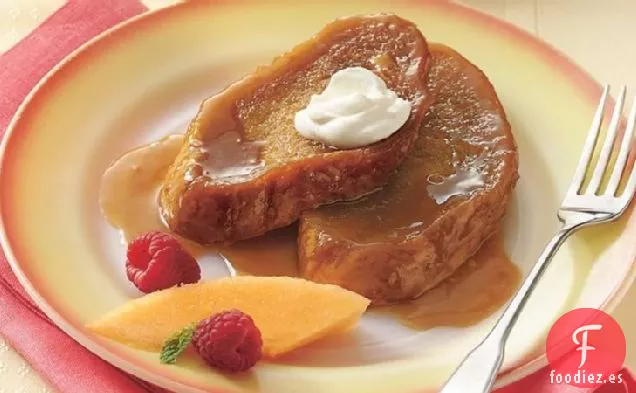Tostadas Francesas de Caramelo Al Horno