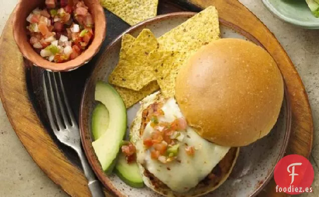Hamburguesas de Pavo Southwest Ranch