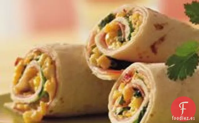 Rollitos de Tortilla de Jamón y Queso