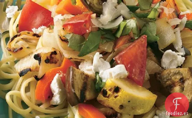 Pasta de Verduras de Verano a La Parrilla