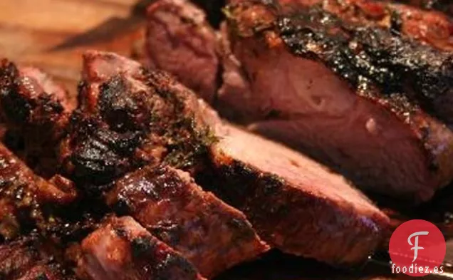 Pierna De Cordero A La Parrilla