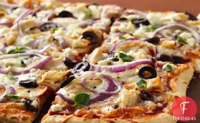 Pizza Griega de Pollo