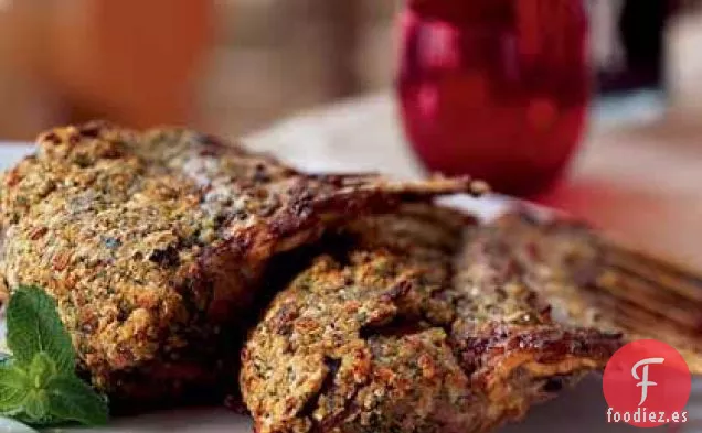 Costilla de Cordero con Incrustaciones de Pistacho