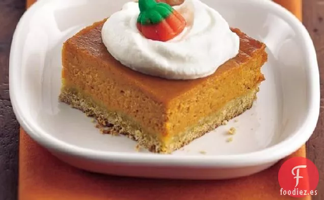 Cuadrados de Postre de Miel y Calabaza