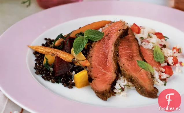 Pierna de Cordero Butterflied con Especias Indias