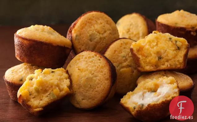 Magdalenas de Pan de Maíz Jalapeño