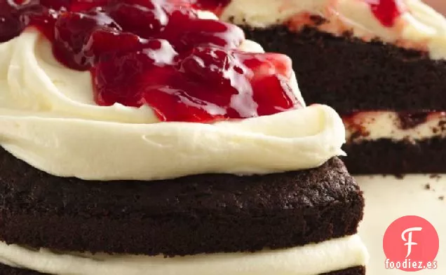 Tarta de Cerezas y Crema sin gluten Devil's Food