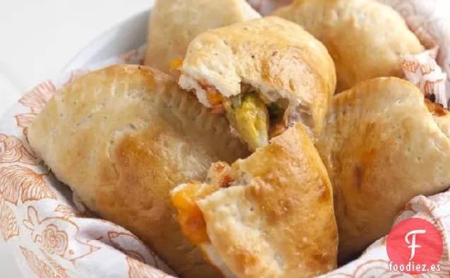 Bolsillos para Pizza de Jamón y Queso
