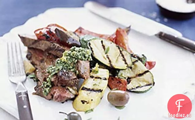Pierna de Cordero a la Parrilla con Gremolata de Menta