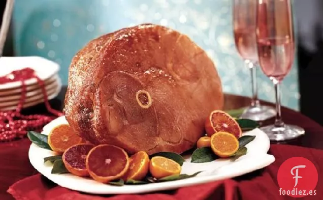 Jamón al Horno con Glaseado de Azúcar Moreno Balsámico