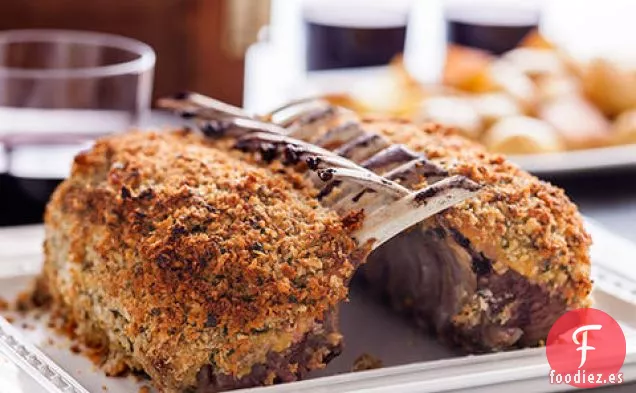 Costillero de Cordero con Costra de Hierbas