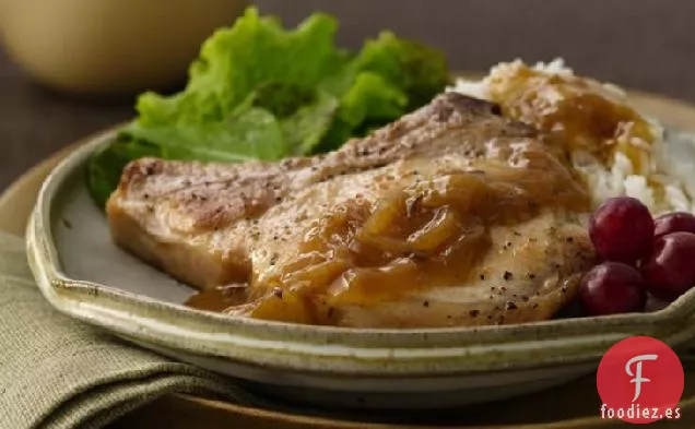 Chuletas de Cerdo Asfixiadas