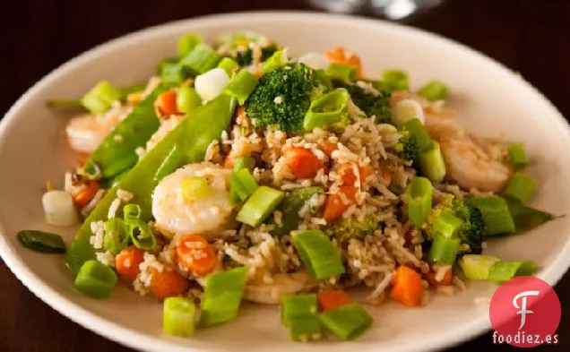 Arroz Frito con Camarones