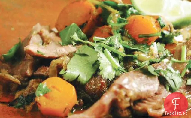 Mangos de Cordero con Lima y Cilantro