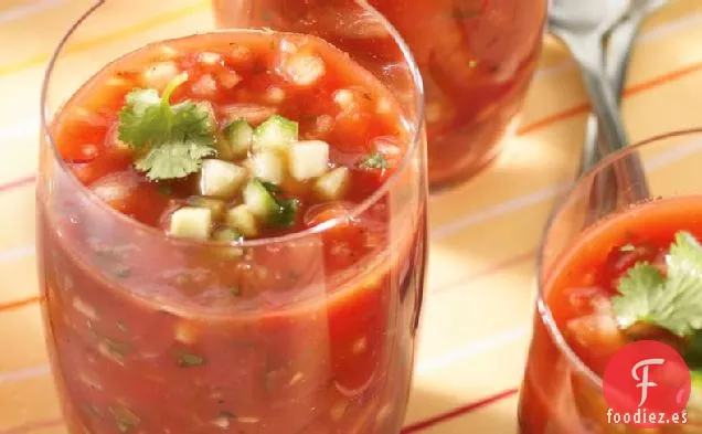 Gazpacho de Tomate Asado al Fuego