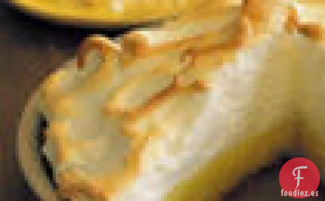 Pastel de Merengue de Limón con corteza de Galleta Graham