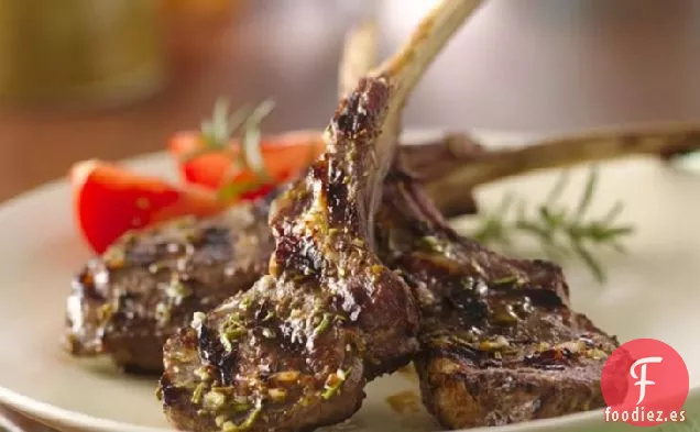 Chuletas de Cordero al Romero a La Parrilla
