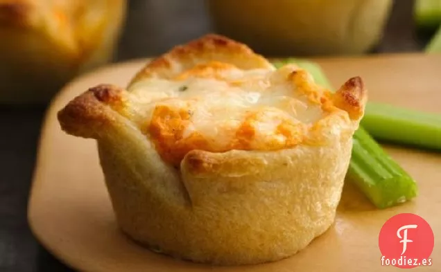 Cupcakes de Aperitivo de Pollo de Búfalo