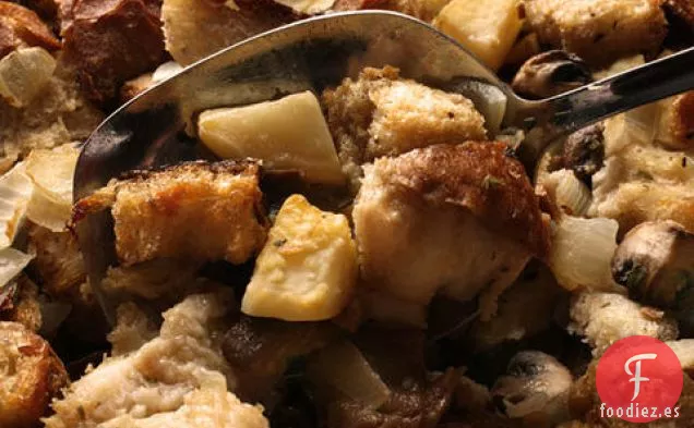 Relleno de Raíz de Apio y Champiñones