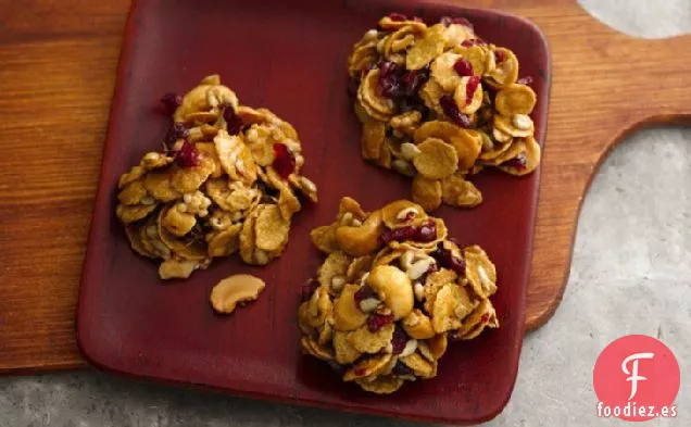 Galletas de Nueces de Arándano sin Hornear