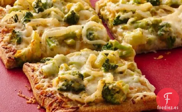 Pizza de Brócoli y Queso