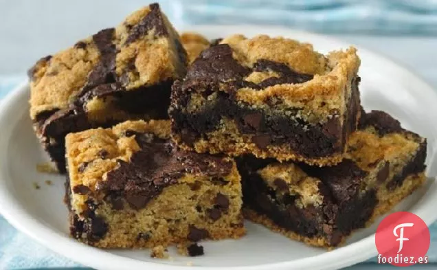 Barras de Brownie de Galletas sin Gluten