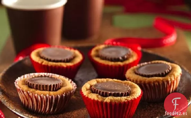 Tazas de Galletas de Mantequilla de Maní Sin Gluten